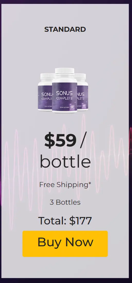 Sonus Complete three bottles order
