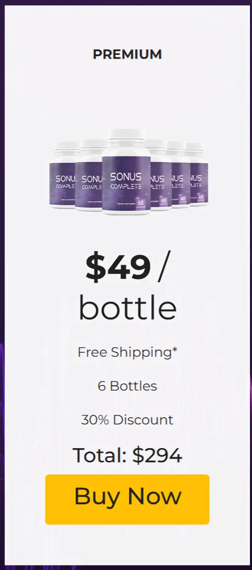 Sonus Complete 6 bottles